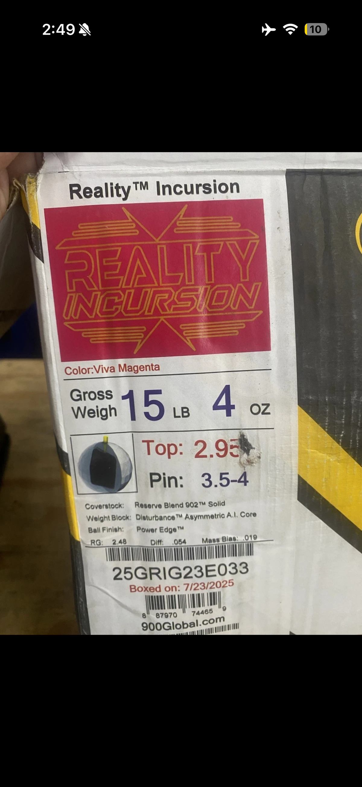 900 Global Reality Incursion